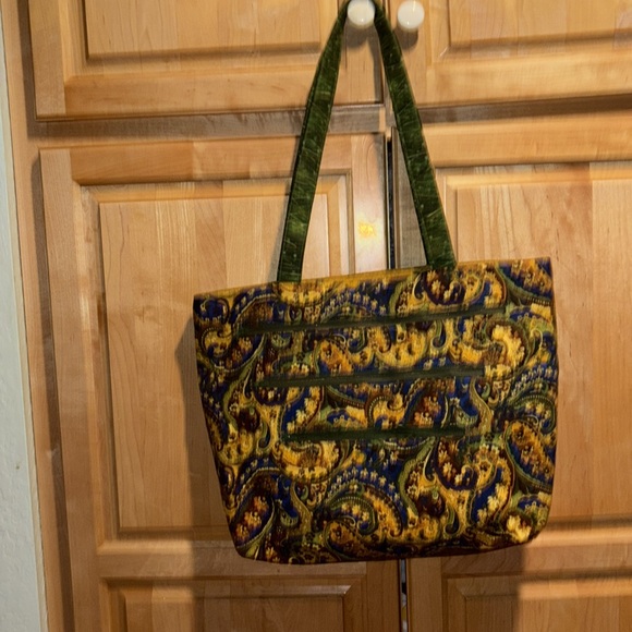 Unique Chinese paisley print book tote bag - Picture 10 of 17